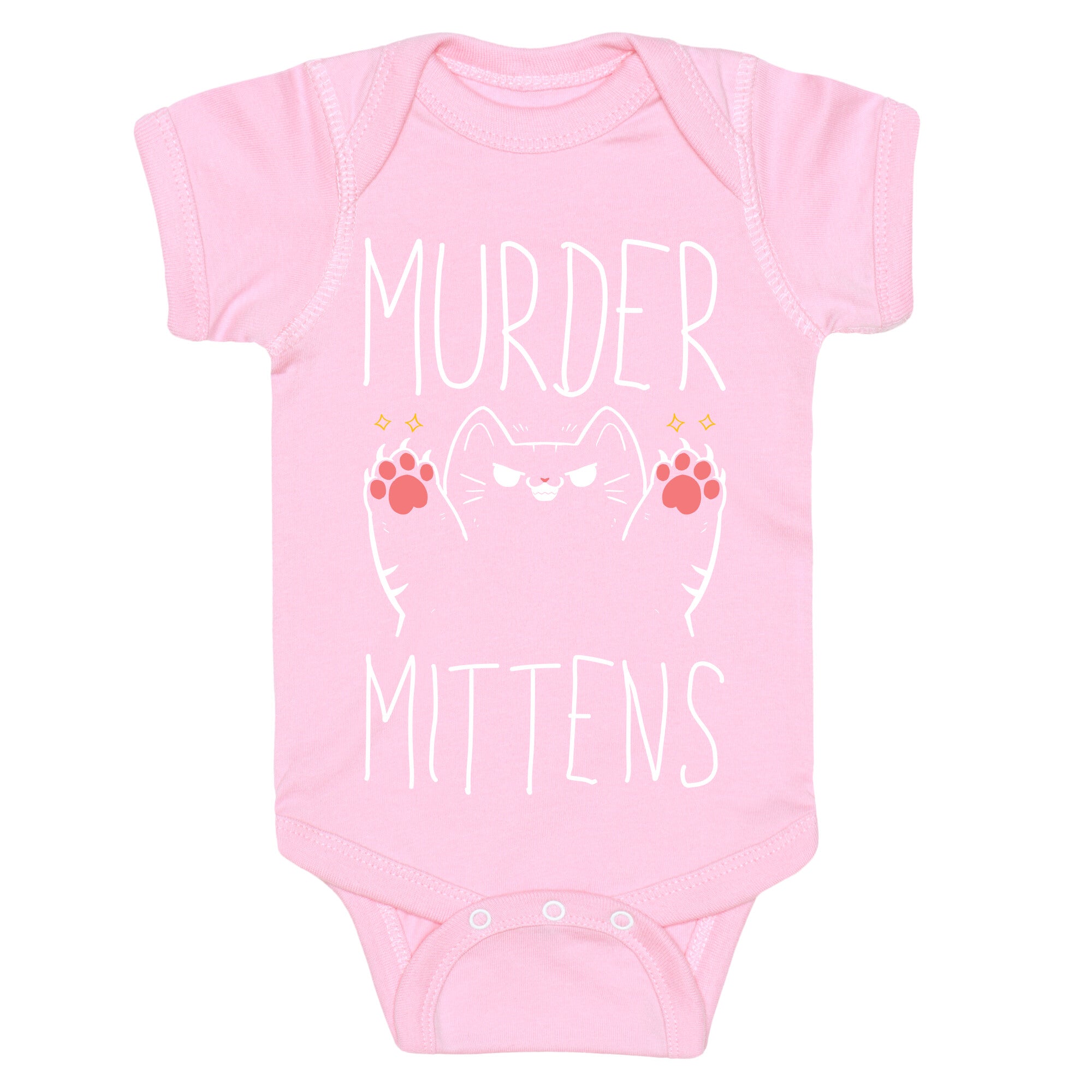 Murder Mittens Baby One Piece